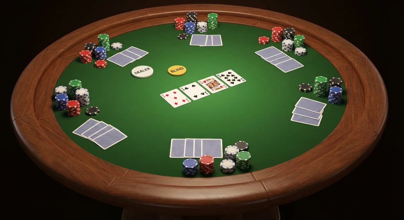 Poker game initial setup